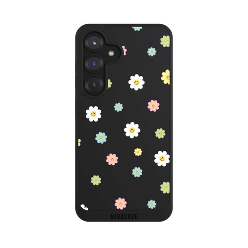 Samsung Galaxy S25 NIVOpure Flower Power klein transparent