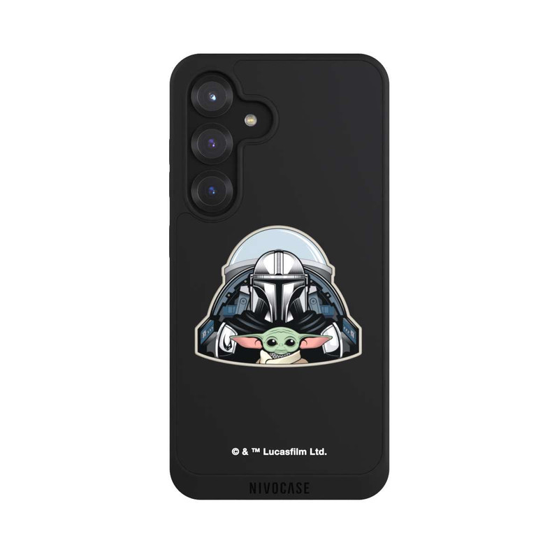 Galaxy S25 NIVOpure Mando et Grogu Transparent