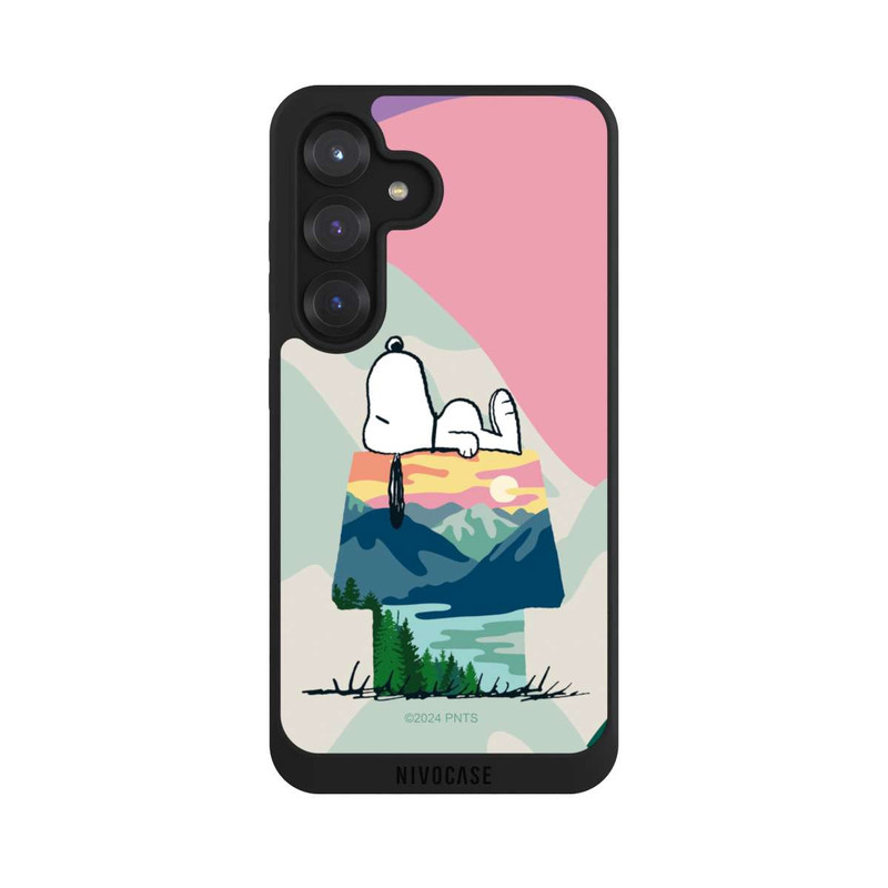 Galaxy S25 NIVOpure Snoopy à l'extérieur