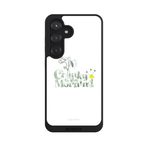 Samsung Galaxy S25 NIVOpure Snoopy Cranky in the Morning