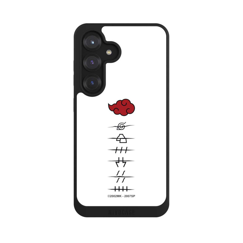 Galaxy S25 NIVOpure Akatsuki Mitgliedersymbole Weiß
