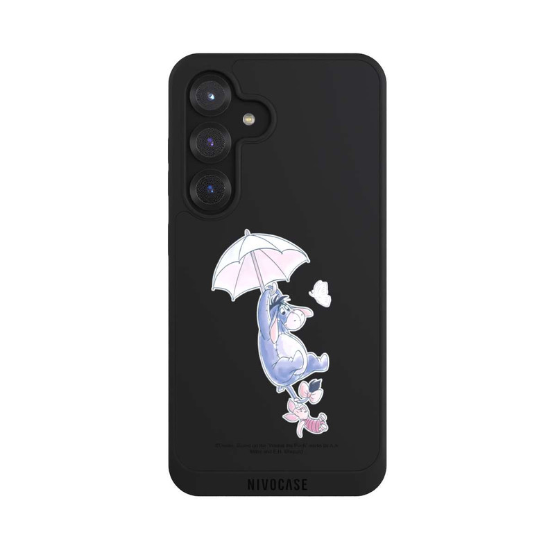 Galaxy S25 NIVOpure Winnie Pooh Eeyeore Find Happiness Transparent