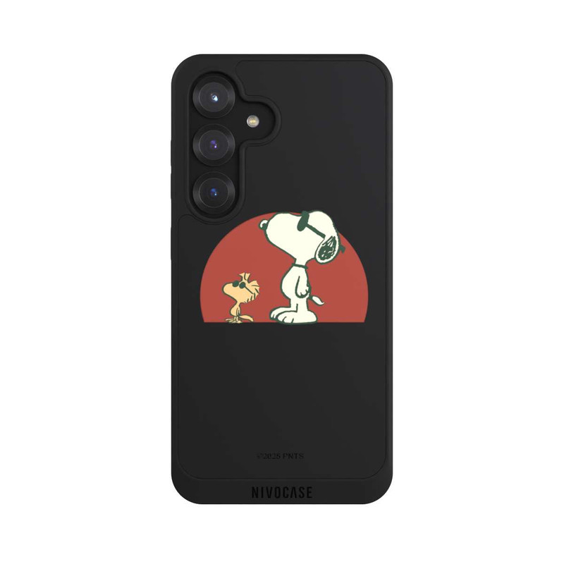Galaxy S25 NIVOpure Snoopy Woodstock Far Out transparent