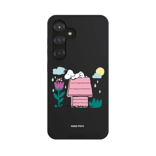 Samsung Galaxy S25 NIVOpure Snoopy Hundehütte Frühling transparent