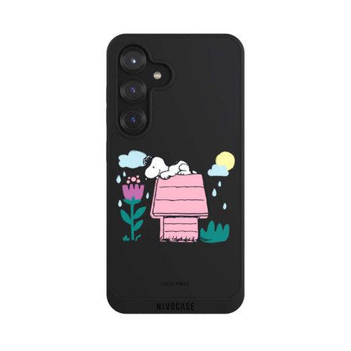 Samsung Galaxy S25 NIVOpure Snoopy Hundehütte Spring transparent