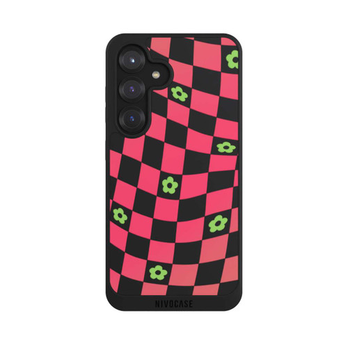 Samsung Galaxy S25 NIVOpure Gänseblümchen Kariert