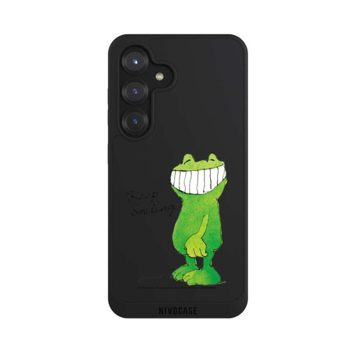 Samsung Galaxy S25 NIVOpure Frosch Keep Smiling Transparent