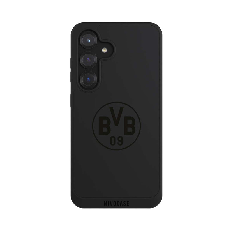 Galaxy S25 NIVOpure BVB Logo Schwarz Transparent