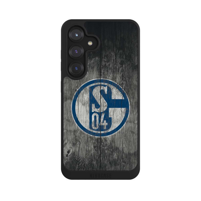 Galaxy S25 NIVOpure Schalke 04 Holz Look