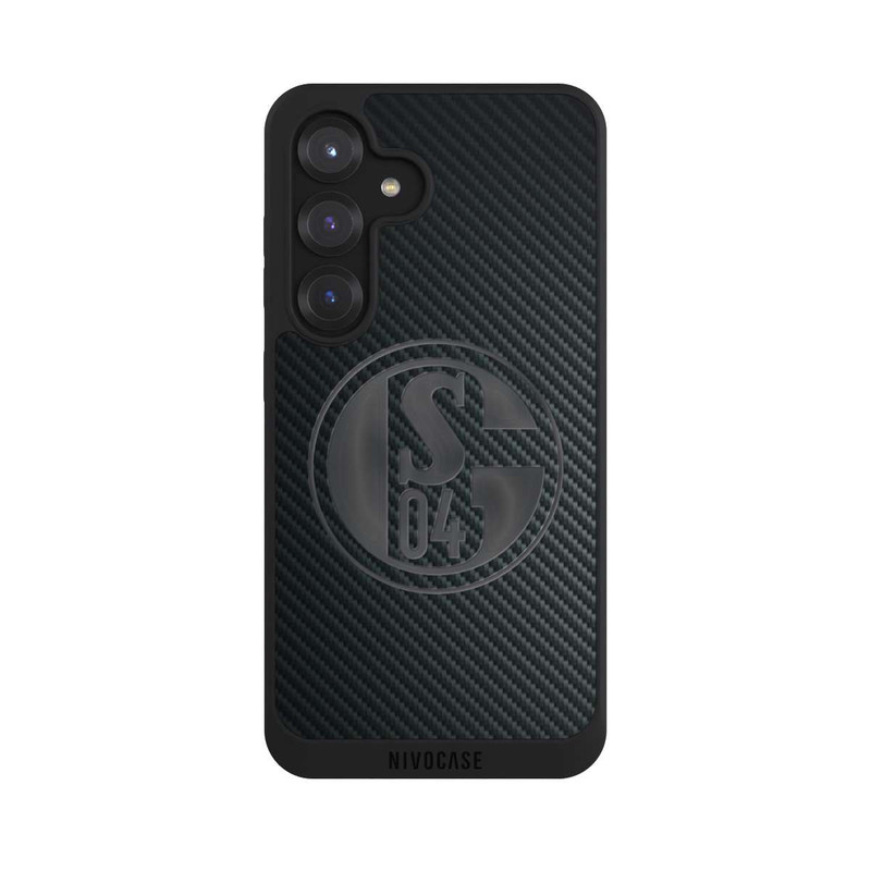 Galaxy S25 NIVOpure Schalke 04 Carbon Look