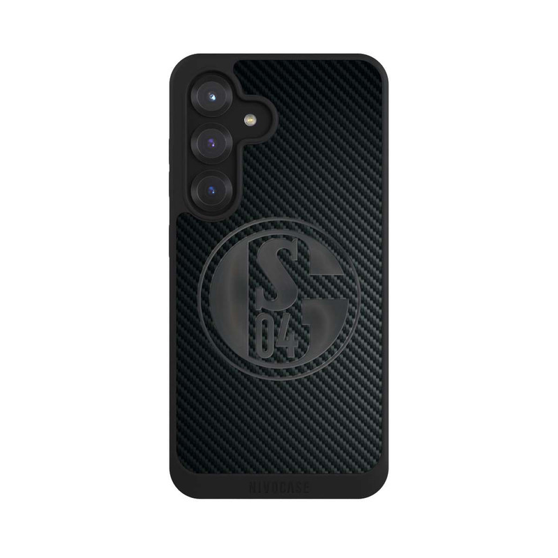 Galaxy S25 NIVOpure Schalke 04 Carbon Look