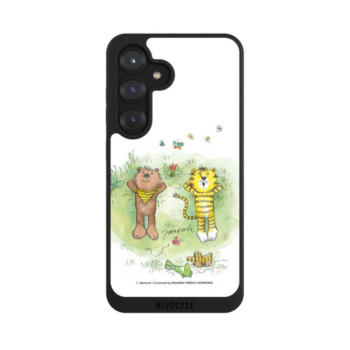 Samsung Galaxy S25 NIVOpure Bär und Tiger Blumenwiese