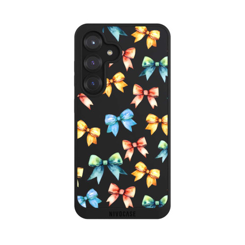 Samsung Galaxy S25 NIVOpure Rainbow Bows Transparent