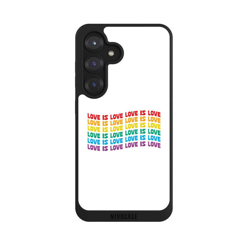 Galaxy S25 NIVOpure Love is Love Flag