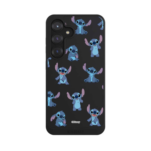 Samsung Galaxy S25 NIVOpure Stitch Faces Pattern Transparent