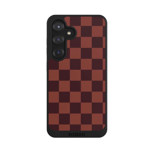 Samsung Galaxy S25 NIVOpure Schachbrett Rot