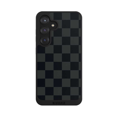 Samsung Galaxy S25 NIVOpure Schachbrett Schwarz