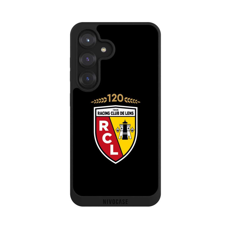 Galaxy S25 NIVOpure RC Lens 120 Jahre Jubiläums Logo schwarz