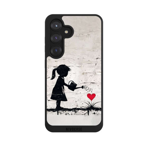 Samsung Galaxy S25 NIVOpure Girl Watering Bunch of Flowers 