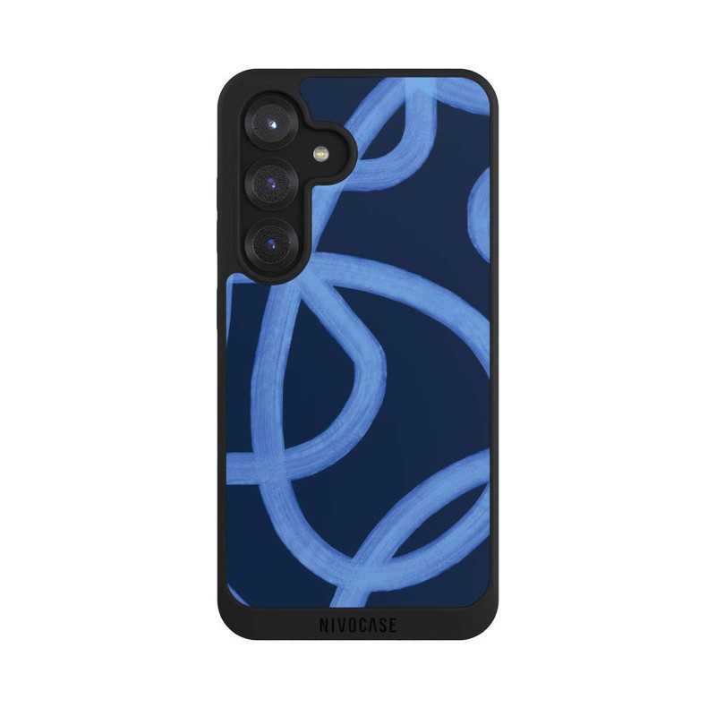 Galaxy S25 NIVOpure Laced Up Tones of Blue