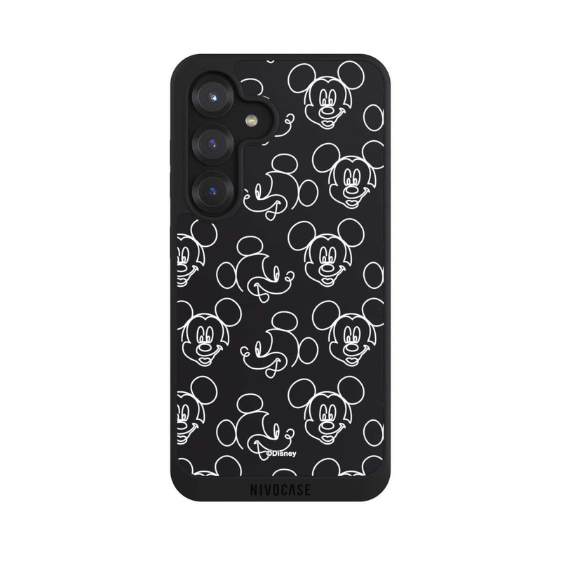 Galaxy S25 NIVOpure Disney Mickey Muster Schwarz