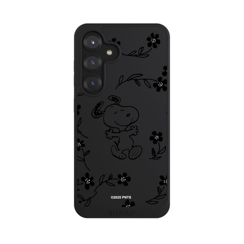Samsung Galaxy S25 NIVOpure Snoopy und Flowers Transparent