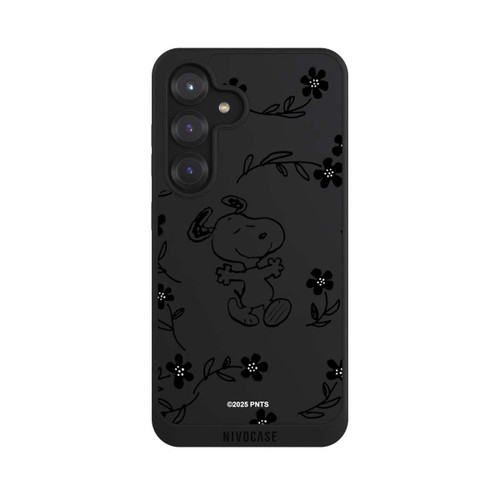 Samsung Galaxy S25 NIVOpure Snoopy und Flowers Transparent