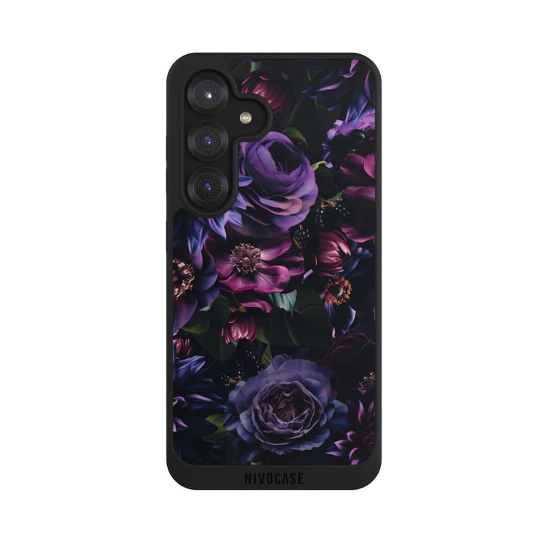 Galaxy S25 NIVOpure Dunkle Lila Blüten 