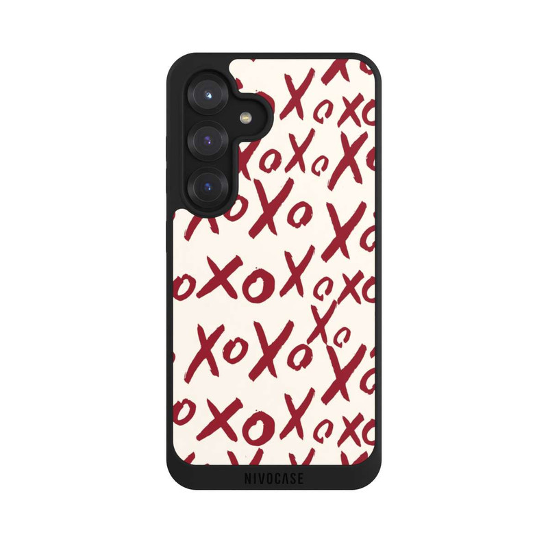 Galaxy S25 NIVOpure XOXO Love Pattern Beige