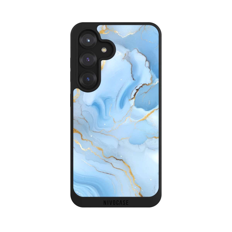 Galaxy S25 NIVOpure Blue Marble Goldprint