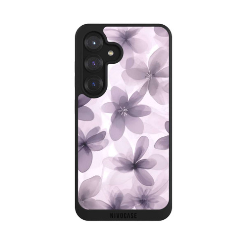 Samsung Galaxy S25 NIVOpure Fliederfarbenes Blumenmuster mit KI