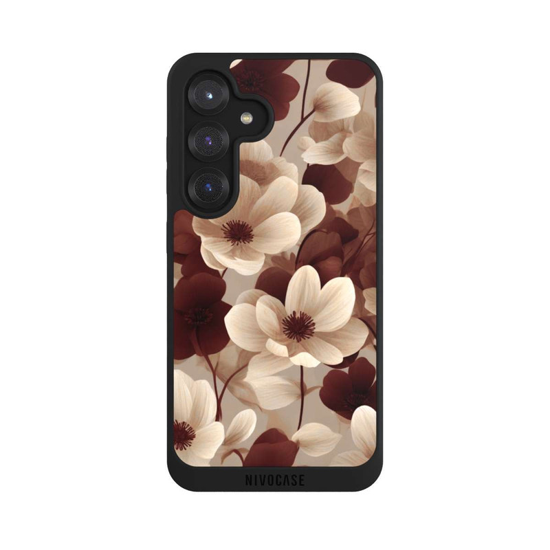 Galaxy S25 NIVOpure Naturfarbenes Blumenmuster mit KI