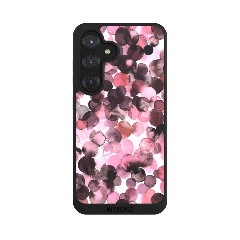 Galaxy S25 NIVOpure Purple Dots Watercolor