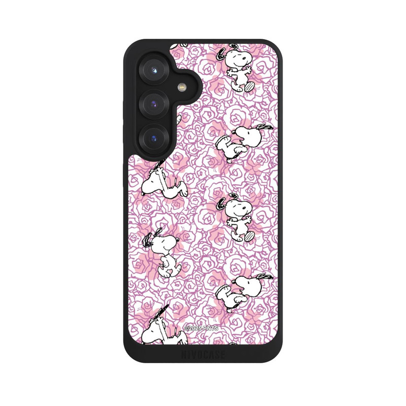 Galaxy S25 NIVOpure Peanuts Pink Roses Pattern