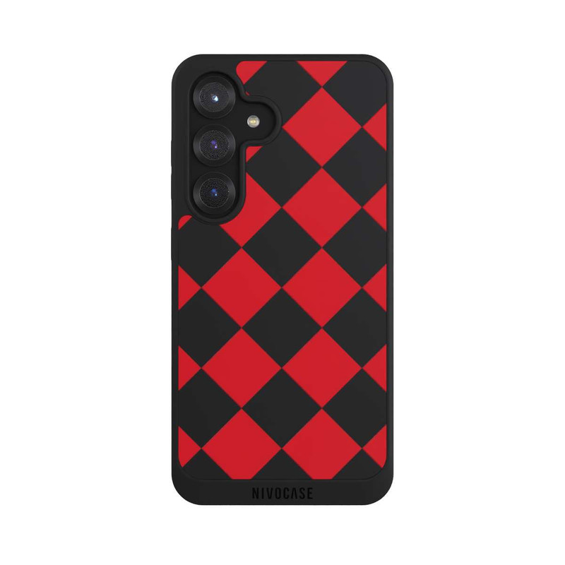 Galaxy S25 NIVOpure Raute Bordeaux ohne Hintergrund