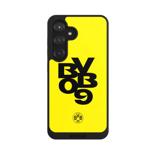 Samsung Galaxy S25 NIVOpure BVB09 Schwarz Gelb