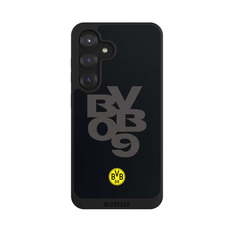 Galaxy S25 NIVOpure BVB09 Grau Schwarz