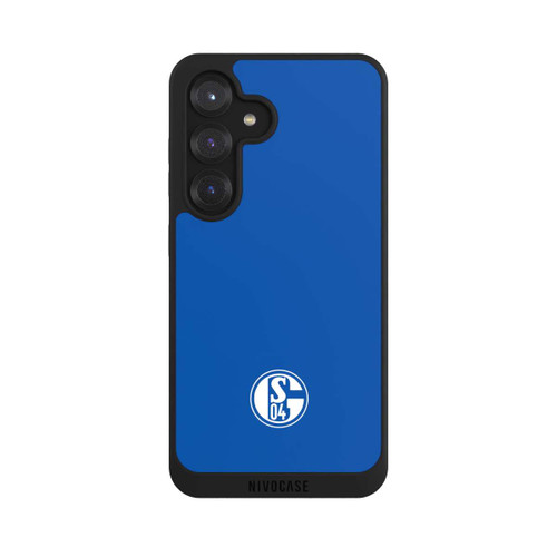 Samsung Galaxy S25 NIVOpure FC Schalke 04 Logo Blau