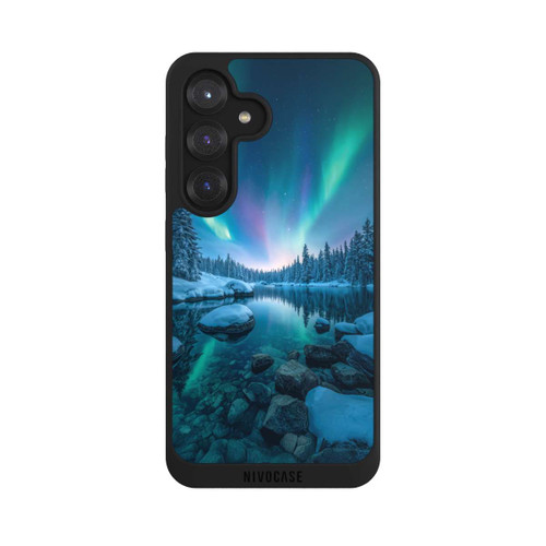 Samsung Galaxy S25 NIVOpure Nordlichter Glühen mit KI