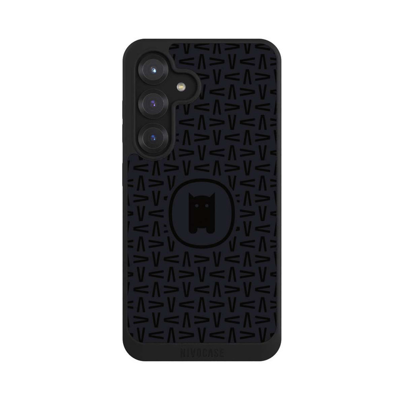 Galaxy S25 NIVOpure Nivocase Muster Schwarz Grau