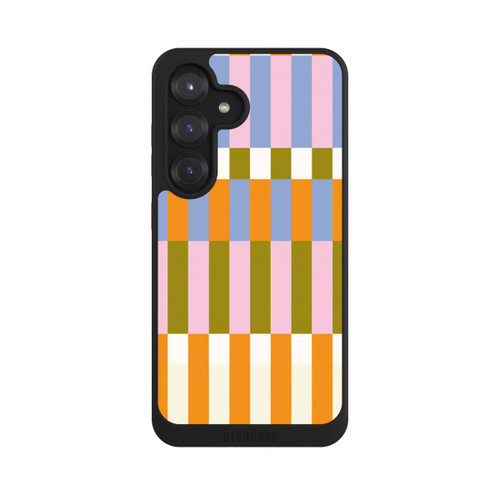 Samsung Galaxy S25 NIVOpure Thème à Carreaux Colorés et Audacieux