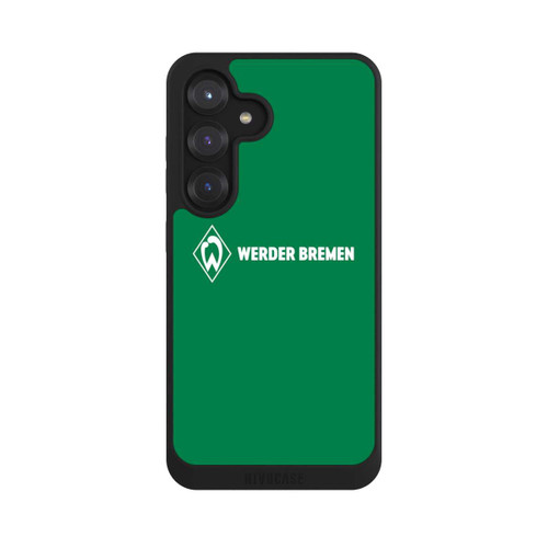 Samsung Galaxy S25 NIVOpure Werder Bremen Schriftzug Raute Grün