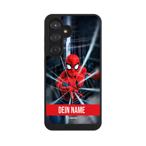 Samsung Galaxy S25 NIVOpure Spiderman Webs in Action Personalisierbar