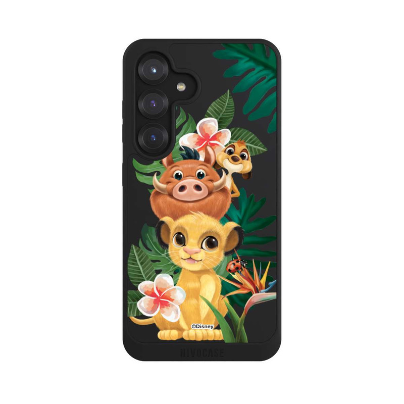 Galaxy S25 NIVOpure Lion King Jungle Friends Transparent
