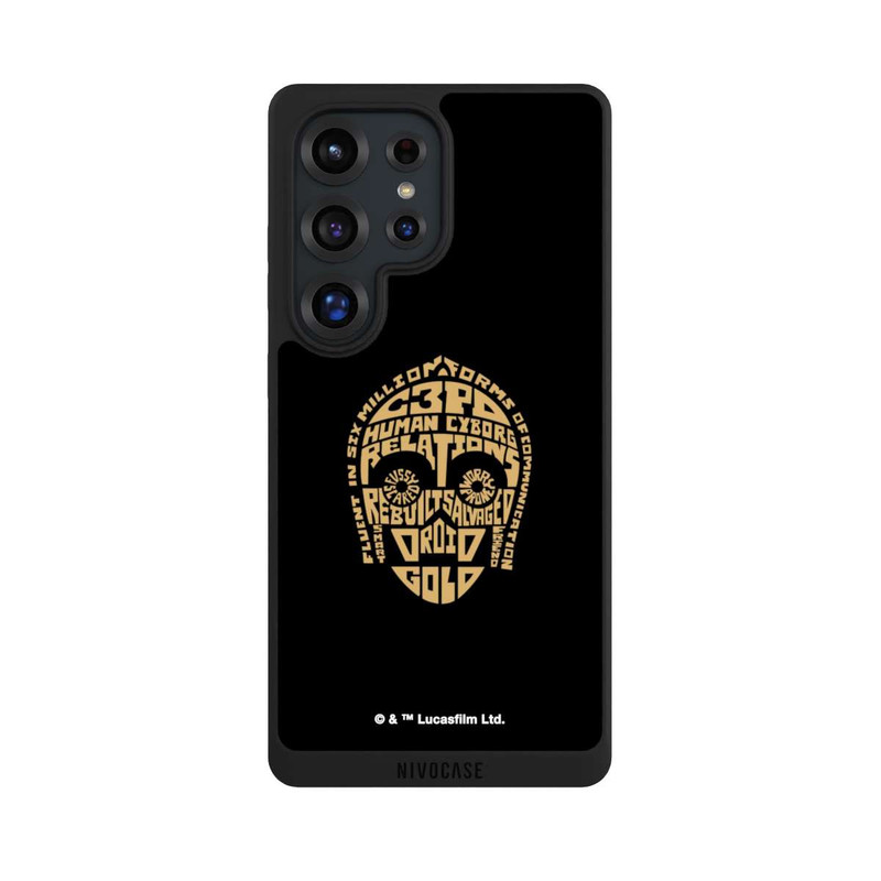 Galaxy S25 Ultra NIVOpure C3PO Typo Grafisch