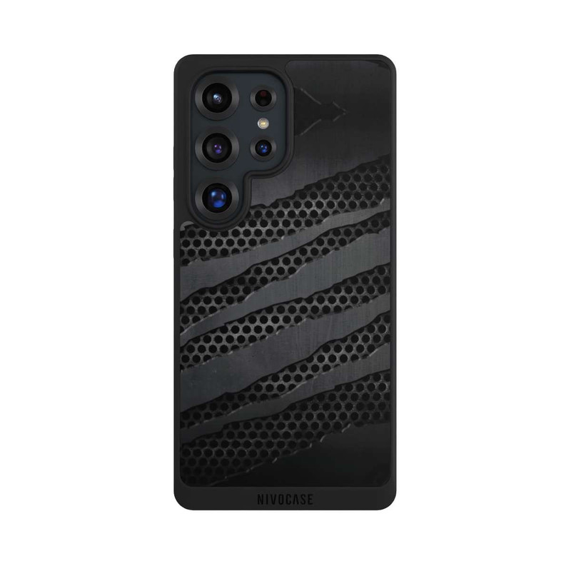 Galaxy S25 Ultra NIVOpure Griffures Métalliques Grises