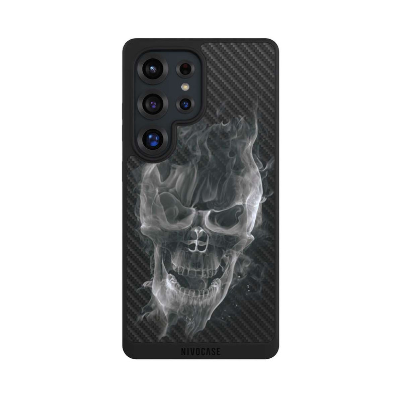 Galaxy S25 Ultra NIVOpure Crâne Fumée Carbone
