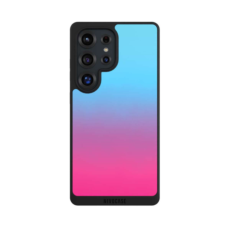 Galaxy S25 Ultra NIVOpure Dégradé de Couleur Bleu Rose Vif
