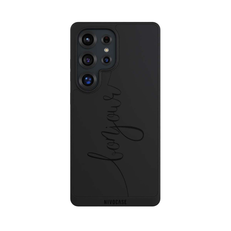 Galaxy S25 Ultra NIVOpure Bonjour Black transparent
