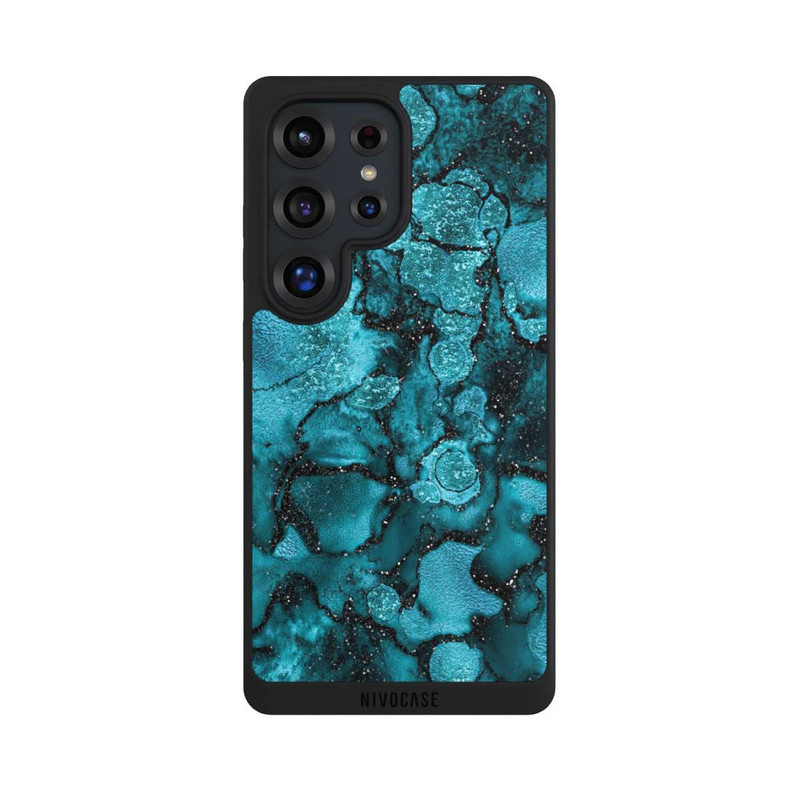 Galaxy S25 Ultra NIVOpure  Blauer Glitzerlook